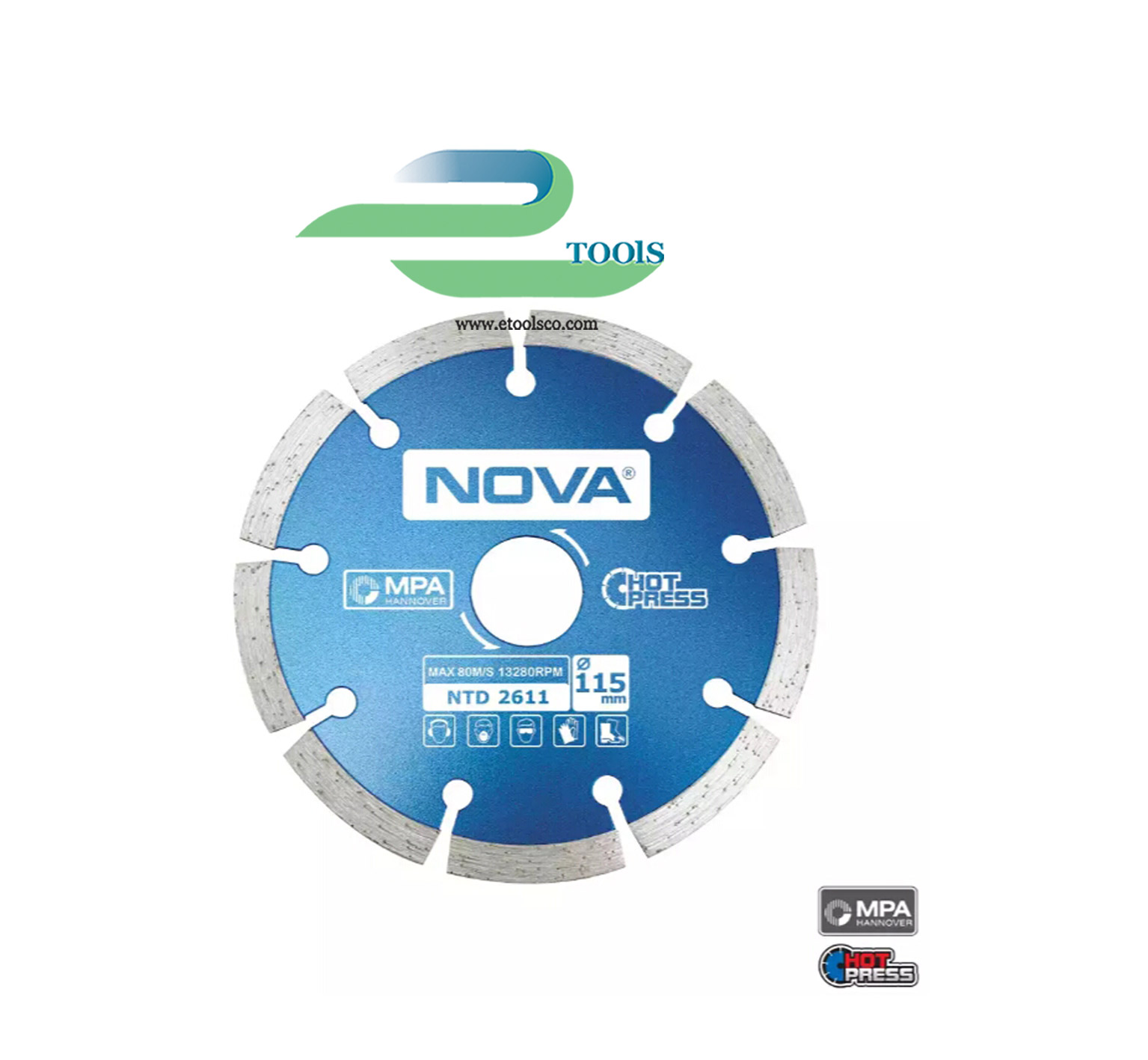 سنگ مینی فرز گرانیت بر 115 میل نووا مدل NTD 2611